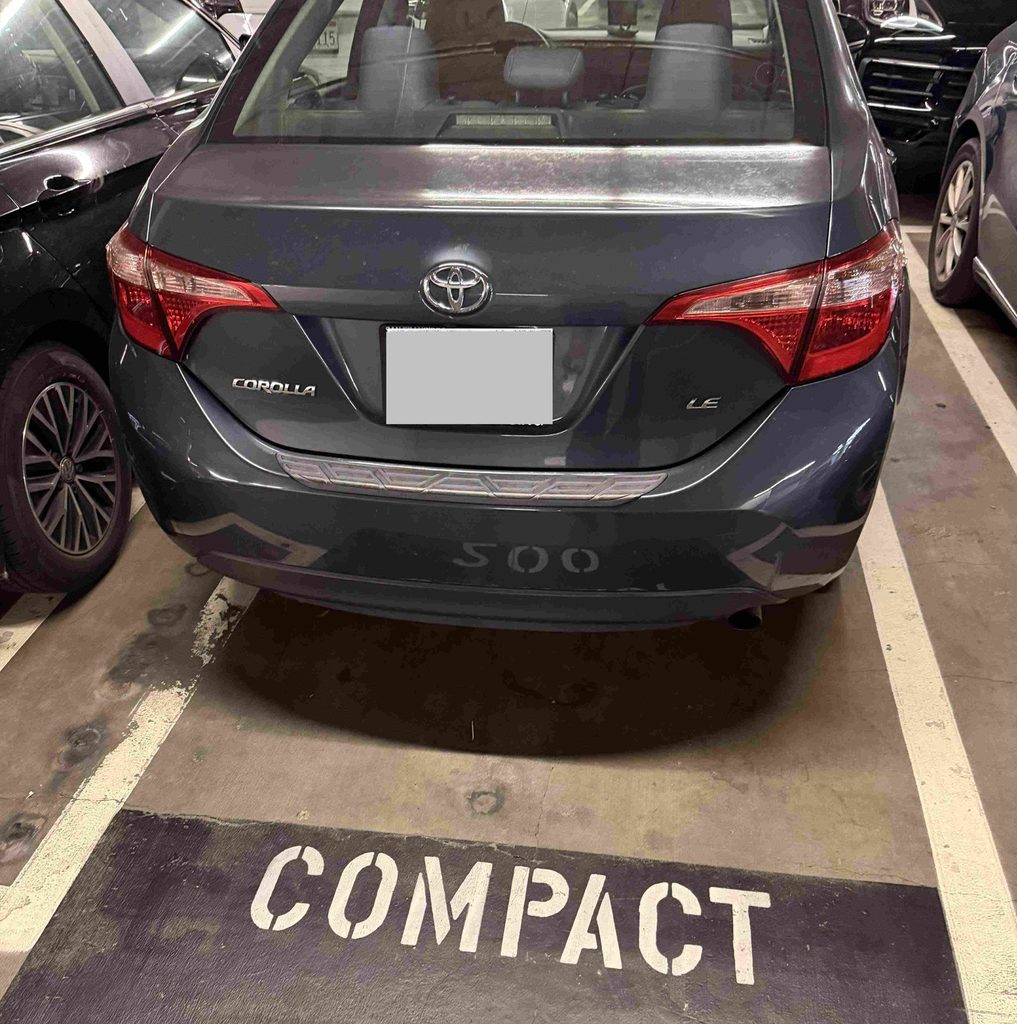 COMPACTに駐車した時の画像